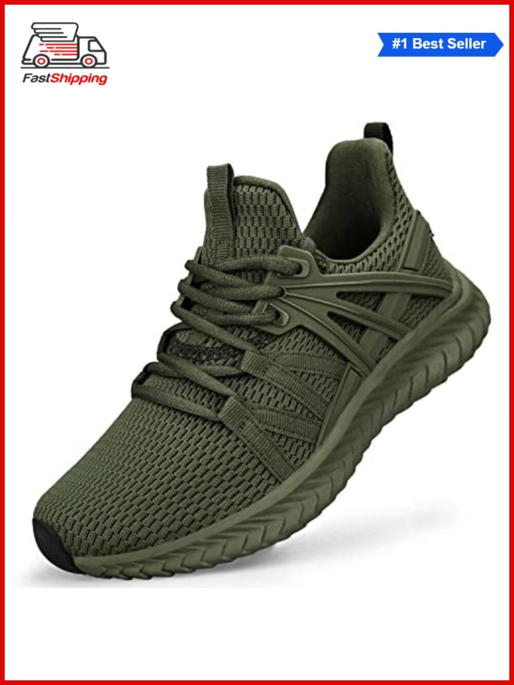 ✨ Slip On Running Sneakers Walking Tennis Shoes Athletic Comfort